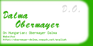 dalma obermayer business card